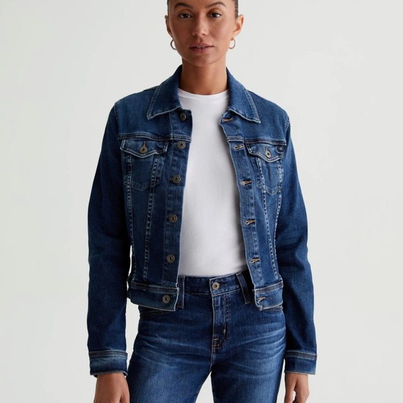 AG | Like new Robyn fitted casual denim jacket button front jean extra s… - Picture 11 of 16